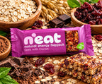N'eat Natural Energy Oats with Cocoa "Flapjacks" (16x50g)