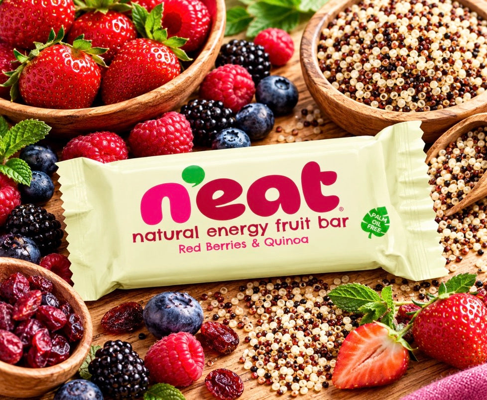 N'eat Natural Energy Red Berries & Quinoa "Fruit Bars" (16x50g)
