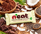 N'eat Natural Energy Cocoa, Coconuts & Chia Seeds "Fruit Bars" (16x50g)