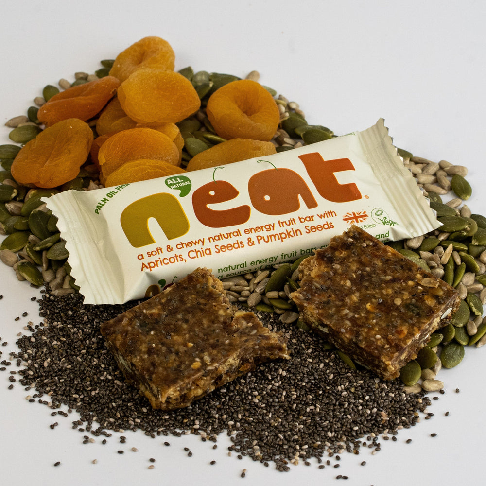 
                  
                    N'eat Apricots, Chia Seeds & Pumpkin Seeds Natural Energy Bars (16x45g)
                  
                