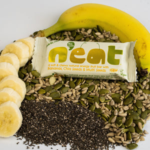 
                  
                    N'eat Bananas, Chia Seeds & Multi Seeds Natural Energy Bars (16x45g)
                  
                