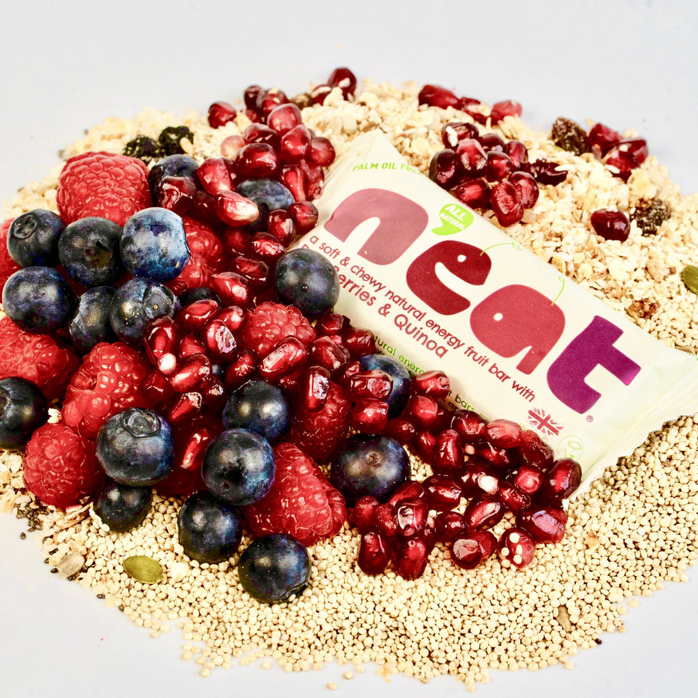 
                  
                    N'eat Red Berries & Quinoa Natural Energy Bars (16x45g)
                  
                